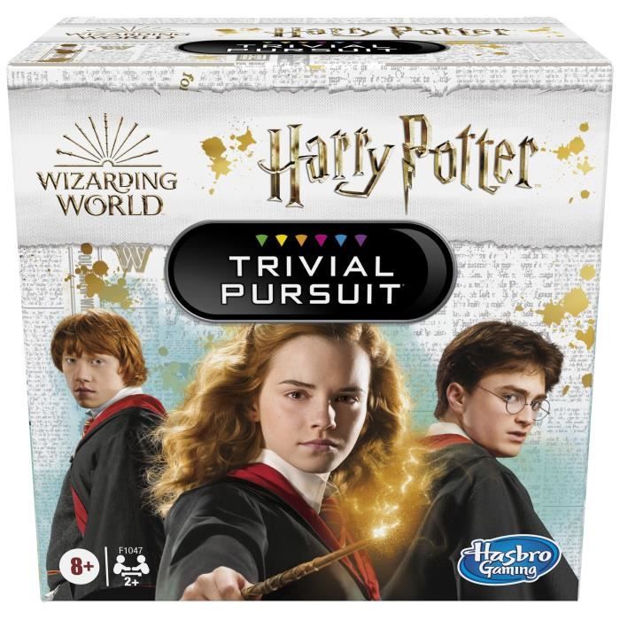 Trivial Pursuit Harry Potter, Jeu de société de questions-réponses compact, 600 questions, Hasbro Gaming, Wizarding World, Des 8 ans