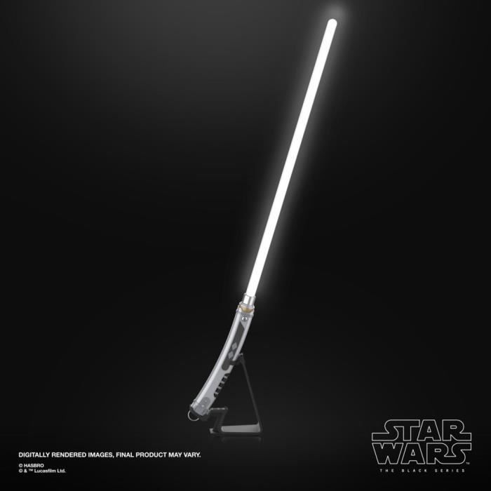 Sabre laser électronique d'Ahsoka Tano, Force FX Elite avec LED et effets sonores premium, a partir de 14 ans, Star Wars The Black S