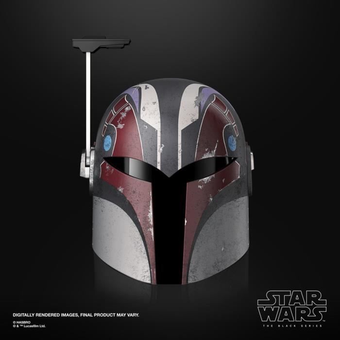 Casque électronique premium  Sabine Wren, article de cosplay pour adulte, Star Wars The Black Series