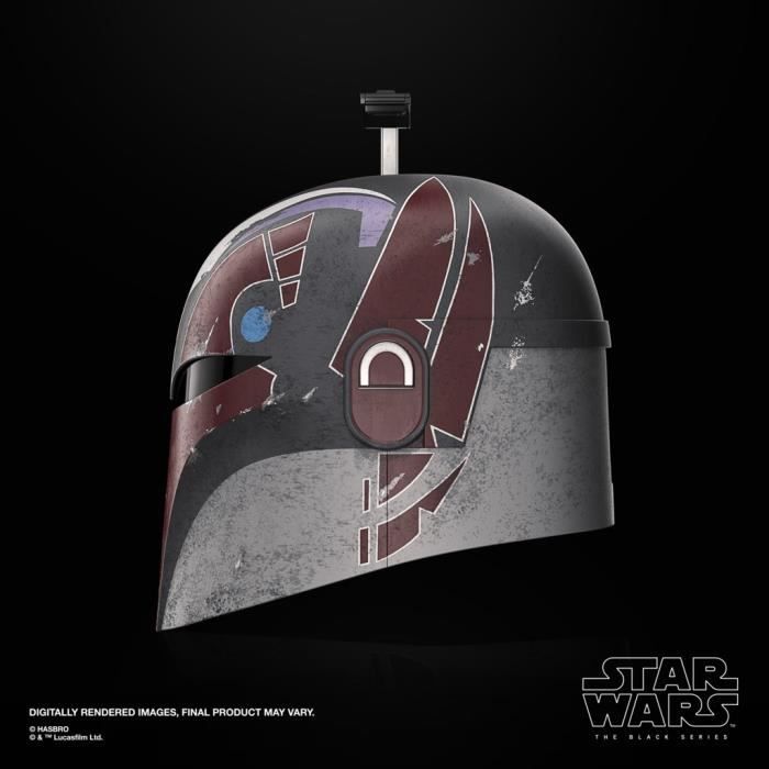 Casque électronique premium  Sabine Wren, article de cosplay pour adulte, Star Wars The Black Series