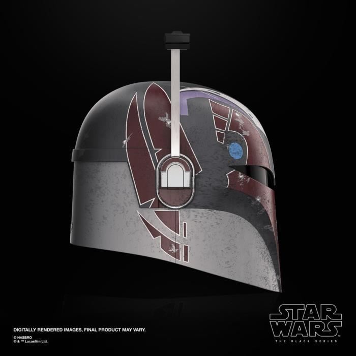 Casque électronique premium  Sabine Wren, article de cosplay pour adulte, Star Wars The Black Series