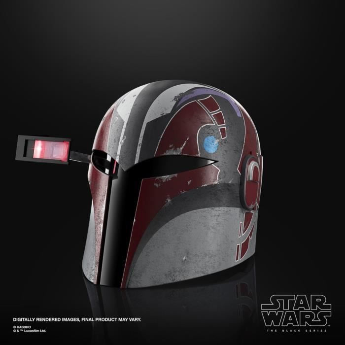 Casque électronique premium  Sabine Wren, article de cosplay pour adulte, Star Wars The Black Series