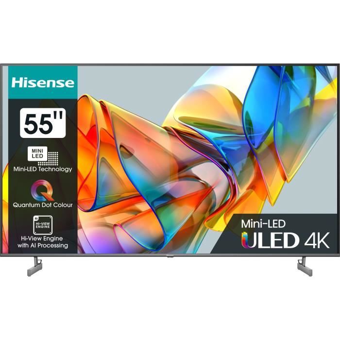 TV LED - HISENSE - 55U6KQ - 55 (139 cm) - 4K UHD - Dolby Vision - Smart TV - 3xHDMI - WiFi