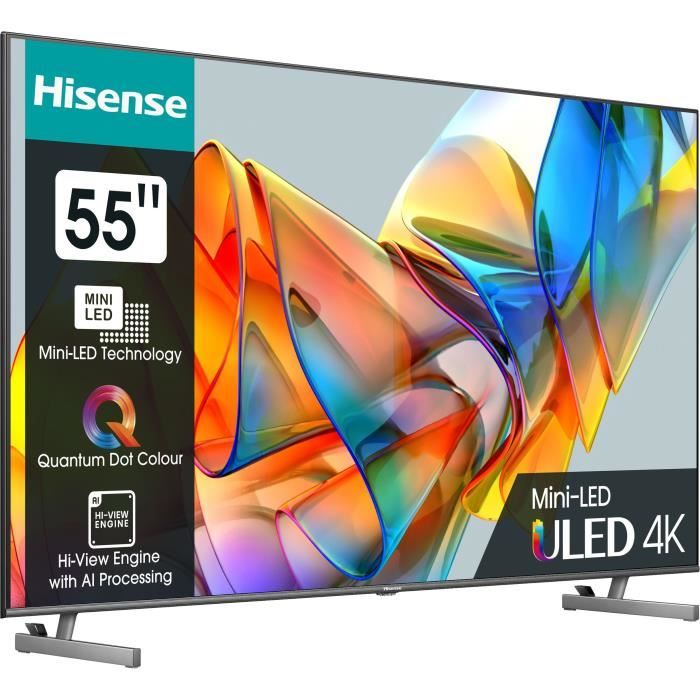 TV LED - HISENSE - 55U6KQ - 55 (139 cm) - 4K UHD - Dolby Vision - Smart TV - 3xHDMI - WiFi