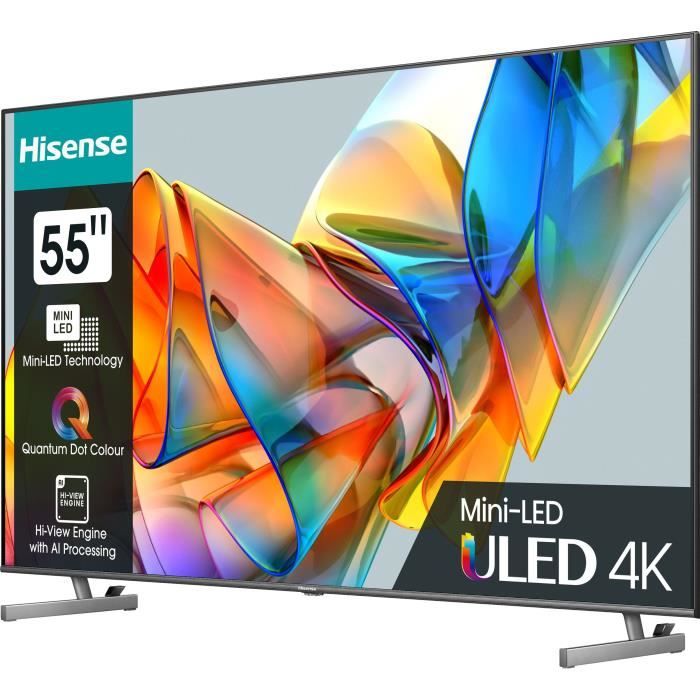 TV LED - HISENSE - 55U6KQ - 55 (139 cm) - 4K UHD - Dolby Vision - Smart TV - 3xHDMI - WiFi