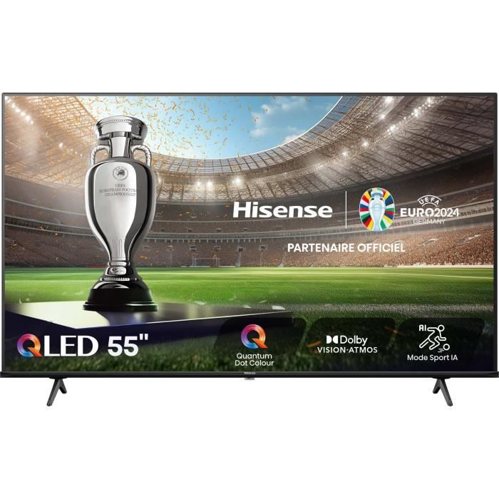 TV LED - HISENSE - 55E7NQ - 55'' (139 cm) - 4K UHD 3840x2160 - 60Hz - HDR 10+ - Smart TV - 3 x HDMI