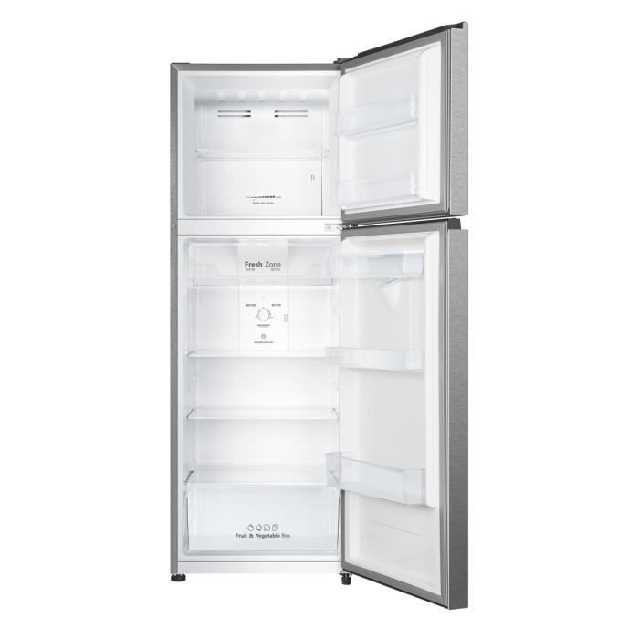 Réfrigérateur combiné - HISENSE - RT422N4WCE - Classe E - 325 L (252 + 73L) - 40 dB - Gris