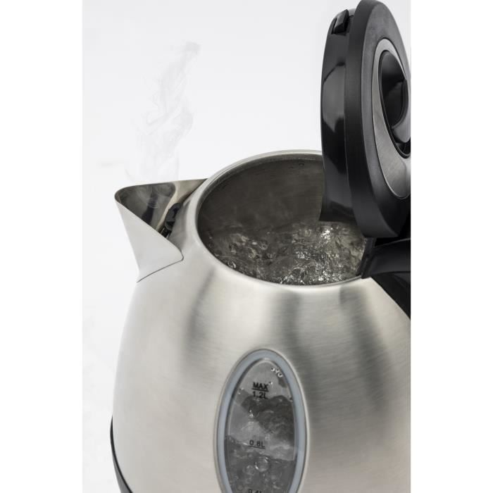 Bouilloire électrique H.KoeNIG BO12 - 1,2 L - Inox