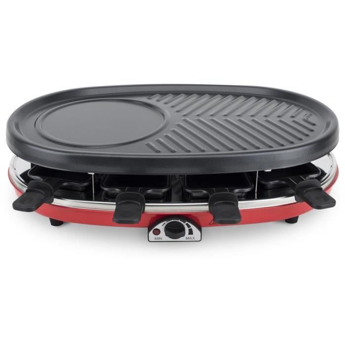 Appareil a Raclette 4 en 1 - 8 personnes - H.Koenig - RP418 - 1500 W