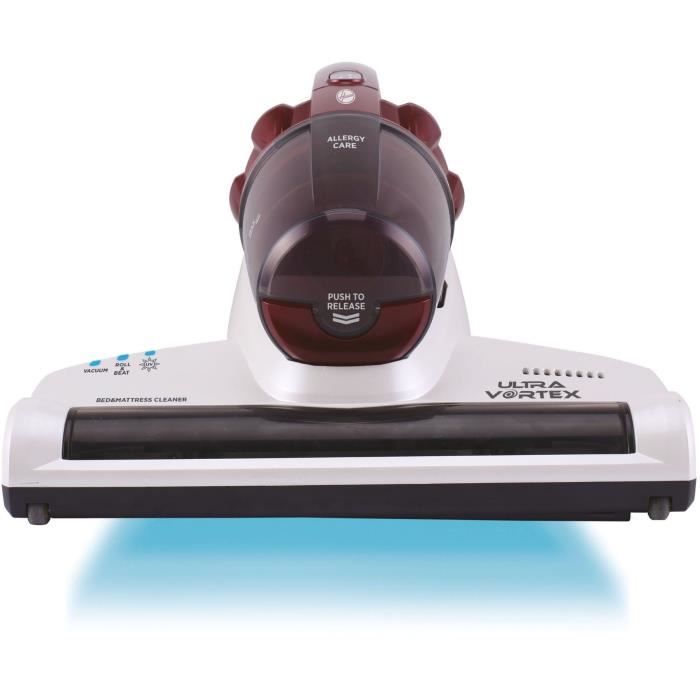 Aspirateur Matelas et Textiles Ultra Vortex - HOOVER MBC500UV - 500 W - 0,3 L - Animaux Allergies - Lampe UV-C antibactérien