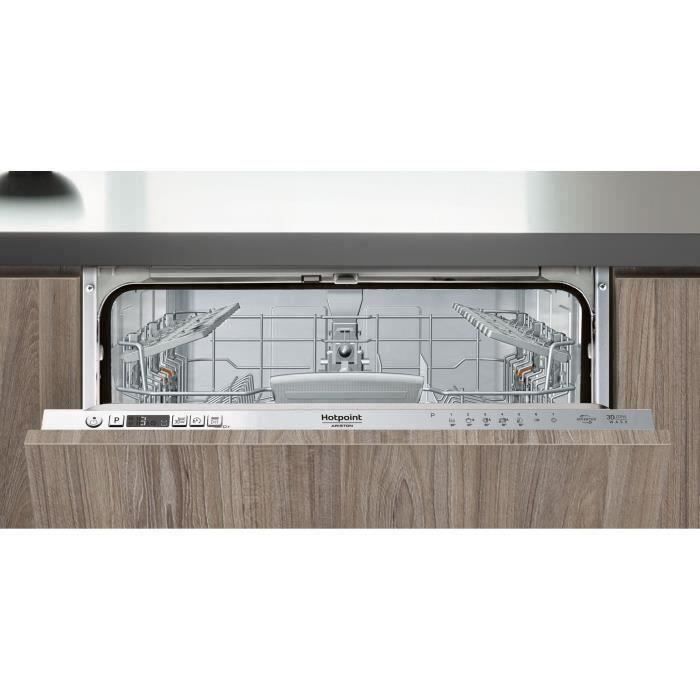 Lave-vaisselle tout intégrable HOTPOINT HI5030W - 14 couverts - Induction - L60cm - 43dB