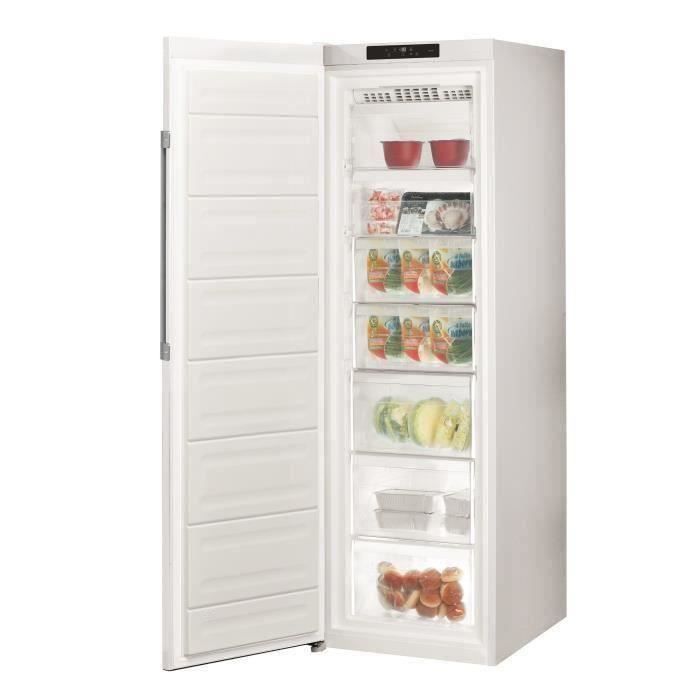 HOTPOINT - UH8F1CW1 - Congélateur vertical - 260L - No-Frost - L59,5cm x H187,5cm - Blanc