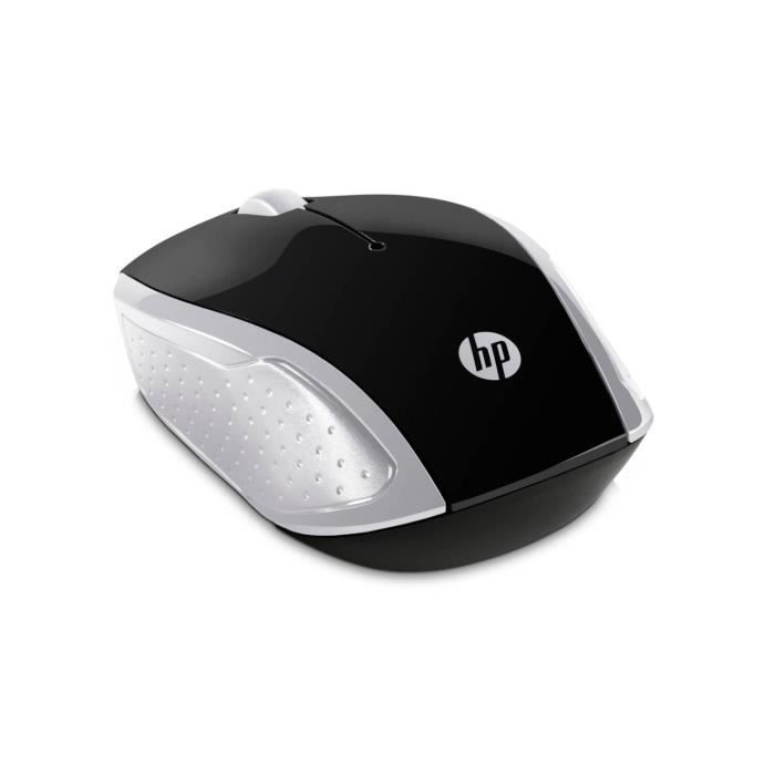 Souris sans fil HP 200 - Argent vif