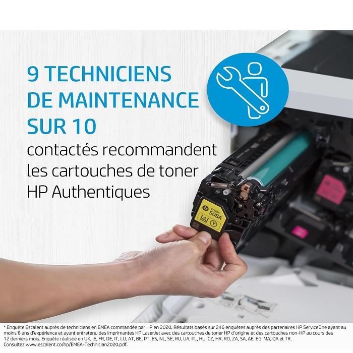 Cartouche de toner noir HP 415A LaserJet authentique pour Color LaserJet Pro M454 et MFP M479 - HP