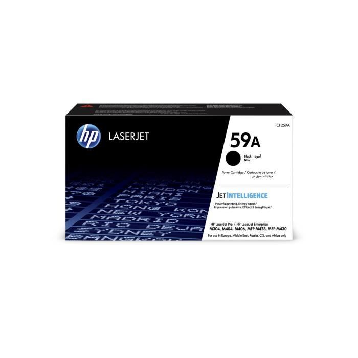 HP 59A Cartouche de toner noir LaserJet authentique (CF259A) pour LaserJet Pro M304/M404/MFP M428