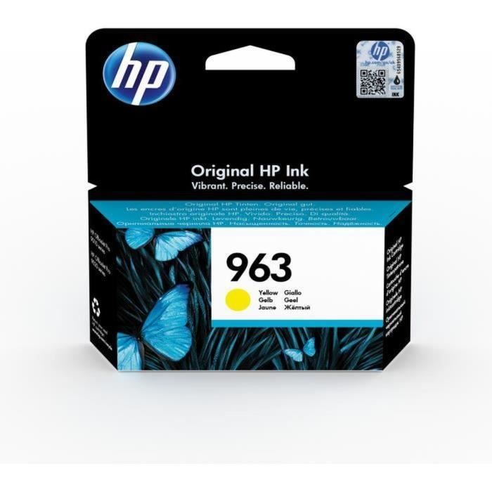 HP 963 Cartouche d'encre jaune authentique (3JA25AE) pour HP OfficeJet Pro 9010 / 9020 series