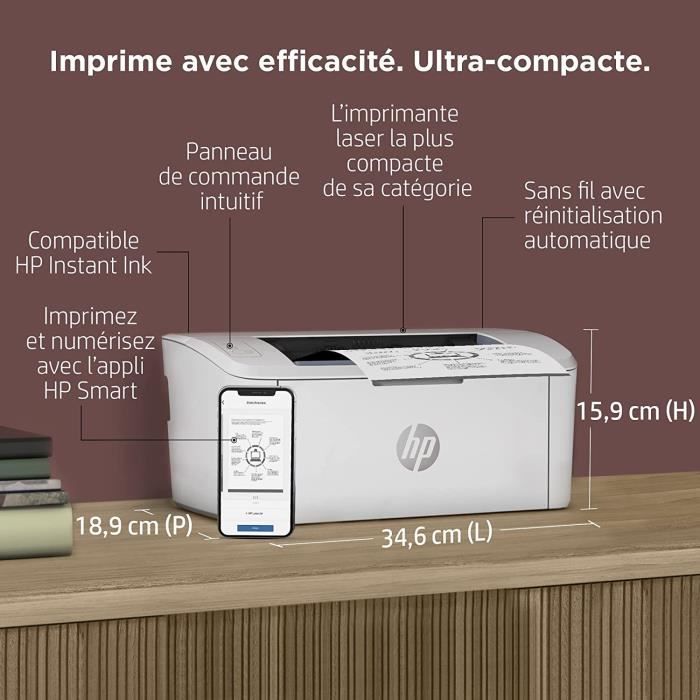 Imprimante monofonction HP LaserJet M110w laser noir et blanc