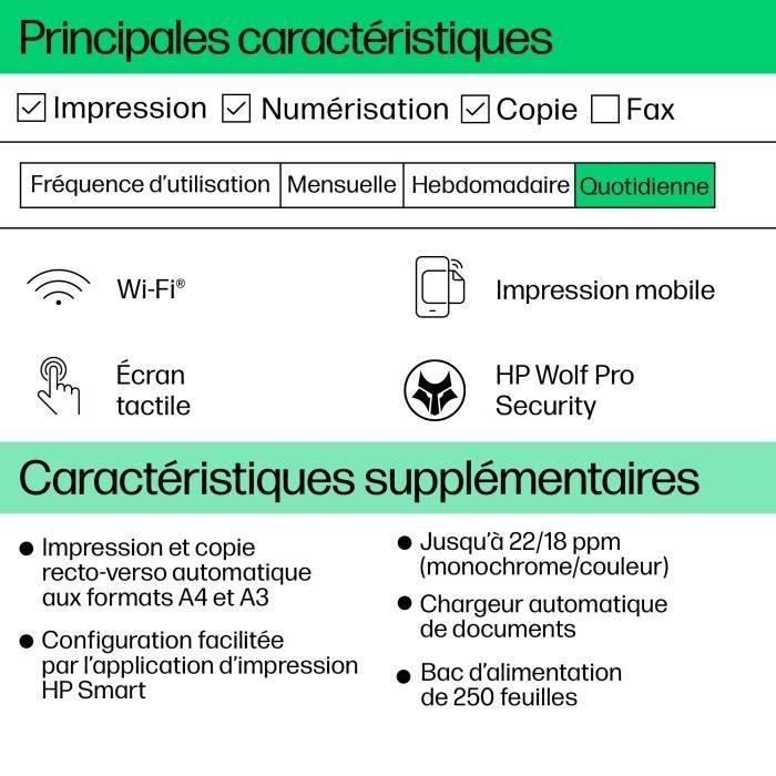 Imprimante HP OfficeJet Pro 9720e A3 Tout-en-un recto-verso, 3 mois Instant Ink inclus avec HP+