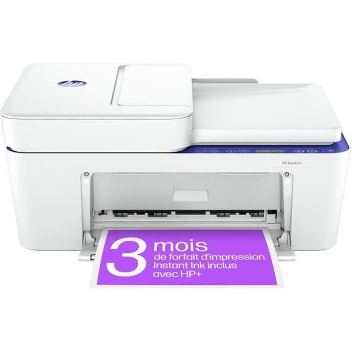 Imprimante tout-en-un HP Deskjet 4230e Jet d'encre couleur Copie Scan - 3 mois d'Instant ink inclus avec HP+