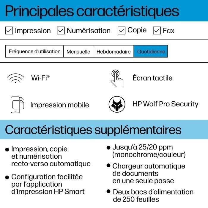 Imprimante HP OfficeJet Pro 9135e Tout-en-un Couleur Recto Verso, 3 mois Instant Ink inclus avec HP+