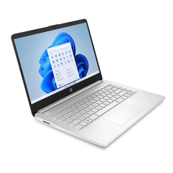 PC Portable HP 14s-dq5002nf - Windows 11 - 14 FHD - Core i5-1235U - RAM 16Go - Stockage 512Go SSD - AZERTY