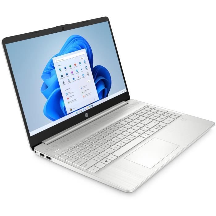 PC Portable HP 15s-eq2083nf - Windows 11 - 15,6 FHD - Ryzen 5-5500U - RAM 16Go - Stockage 512Go SSD - AZERTY