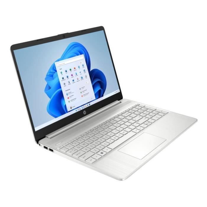 PC Portable HP 15s-fq5035nf - 15,6 FHD - Core i5-1235U - RAM 16Go - Stockage 1To SSD - Windows 11 - AZERTY