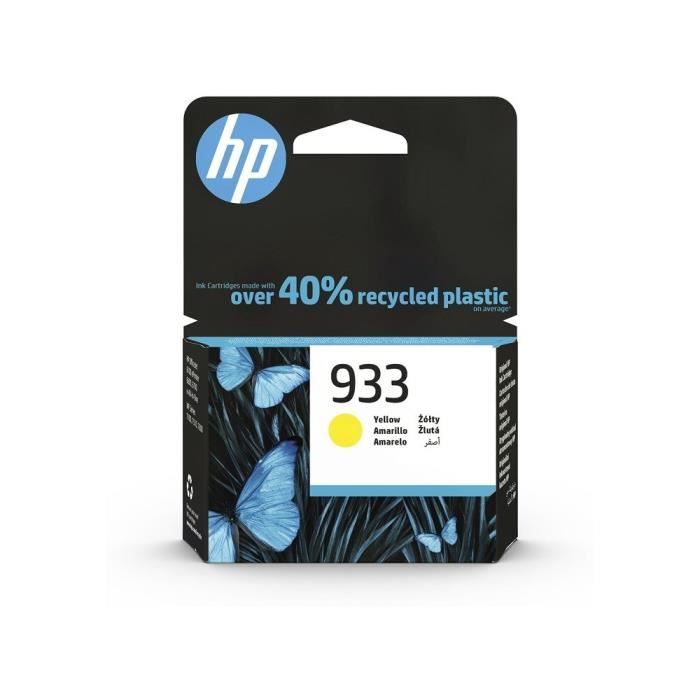 HP 933 Cartouche d'encre jaune authentique (CN060AE) pour HP OfficeJet 7100