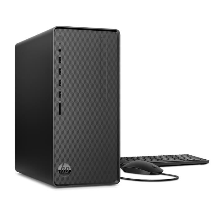 PC de bureau HP M01-F2246nf - Core i5-12400 - RAM 8Go - Stockage 512Go SSD - Windows 11 - Clavier & souris filaires