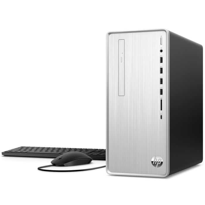 PC de bureau HP Pavilion TP01-2190nf - Ryzen 7-5700G - RAM 16Go - Stockage 512Go SSD - Windows 11 + Clavier et souris filaires