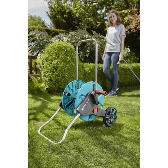 Dévidoir CleverRoll taille M GARDENA - Longueur max 60m - Pour jardin moyen - Garantie 5 ans