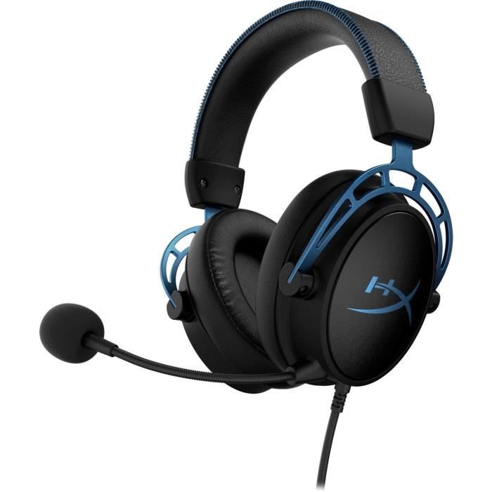 Casque Gamer Filaire - HyperX Cloud Alpha S - pour PC & console - Noir/Bleu