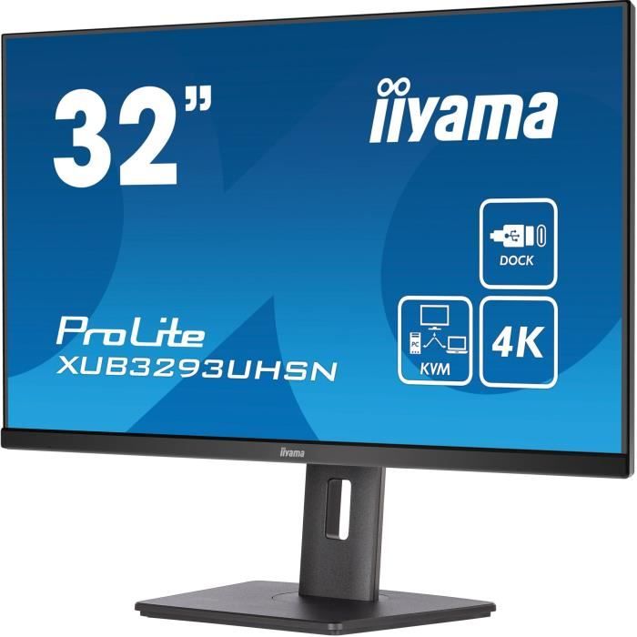 Ecran PC Iiyama PROLITE XUB3293UHSN-B5 31,5''