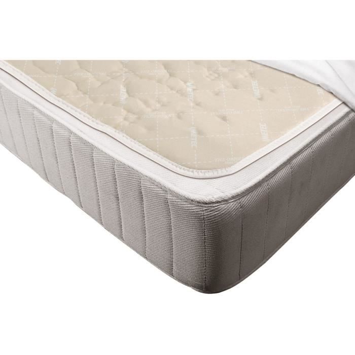 Surmatelas Chauffant - Imetec - Chauffe-lit Pour Lit Double 150 x 80 cm - 2 Commandes avec 2 Températures - Lavable