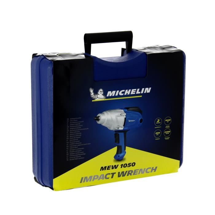 Clé a choc électrique MICHELIN - 1050W - 150-350Nm - 4 douilles - Mallette de rangement