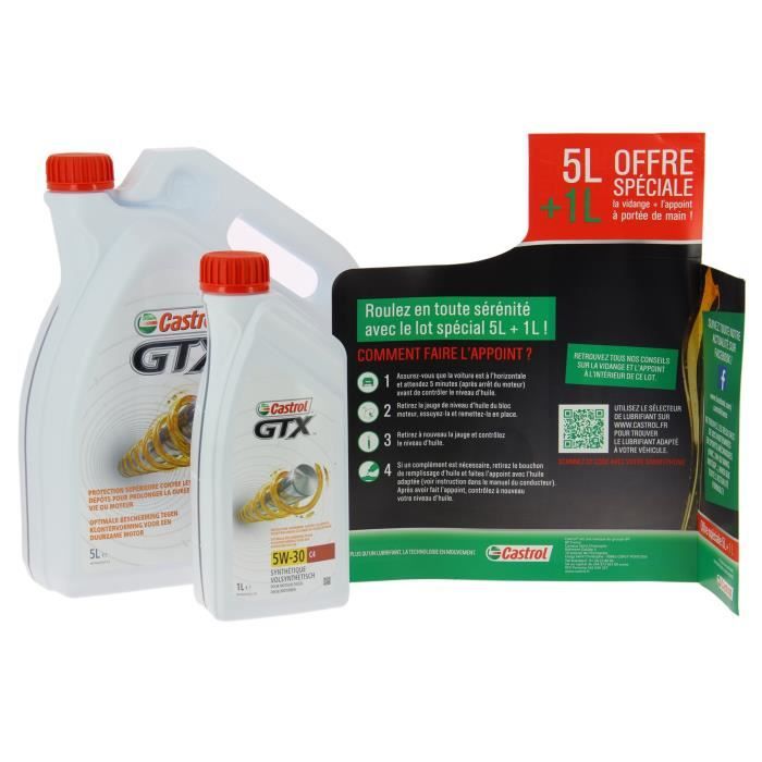 CASTROL GTX 5W-30 C4 5L+1L