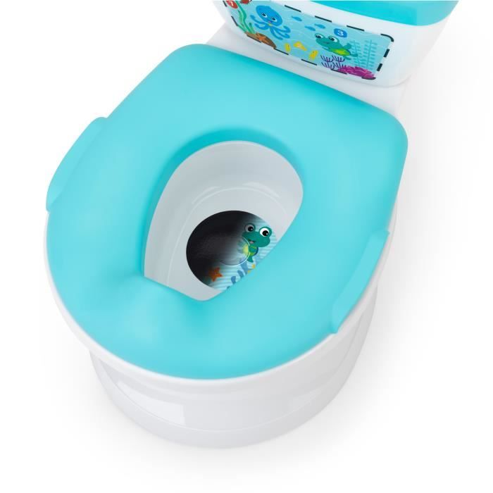 BABY EINSTEIN Pot & Réducteur de Toilette 2 en 1 avec Chasse d'eau musicale