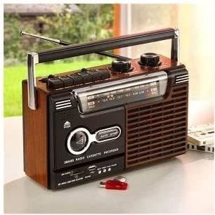 Radio-cassette enregistreur - INOVALLEY - RK10N - Haut-parleur 1 x 8 Watts - AM/FM/SW1/SW2