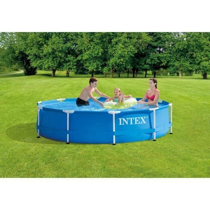 Kit Piscine Tubulaire Métal - Intex