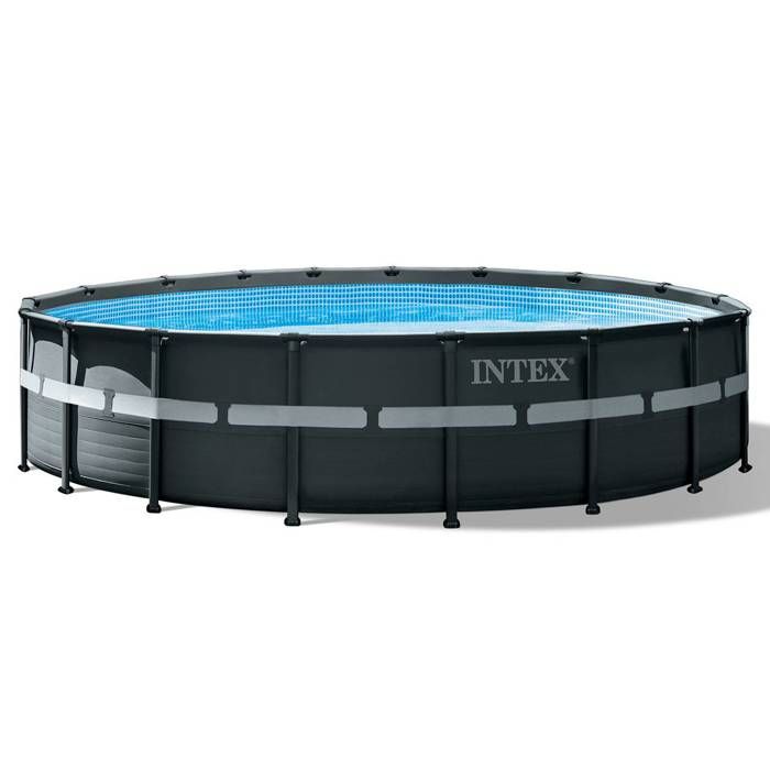 Kit Piscine hors sol tubulaire INTEX - Ultra XTR - 549 x 132 cm - Ronde (Filtre a sable, bâche, tapis de sol, échelle) - 26330GN