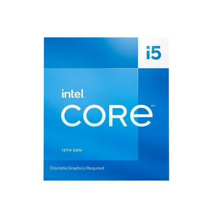 Processeur Intel Core i5-13400F - INTEL - 2.5 GHz / 4.6 GHz - 10 coeurs - 20 Mo de cache