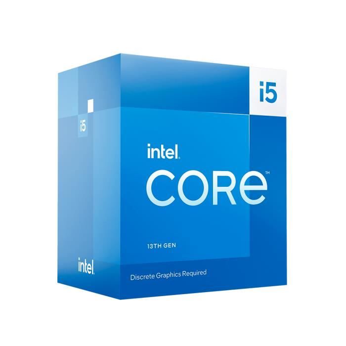 Processeur Intel Core i5-13400F - INTEL - 2.5 GHz / 4.6 GHz - 10 coeurs - 20 Mo de cache