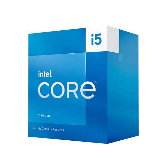 Processeur Intel Core i5-13400F - INTEL - 2.5 GHz / 4.6 GHz - 10 coeurs - 20 Mo de cache