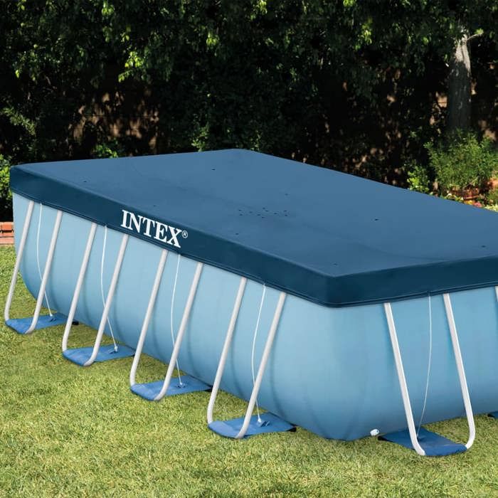 Bâche rectangulaire piscine L400x20cm en PVC et polypropylene - Intex