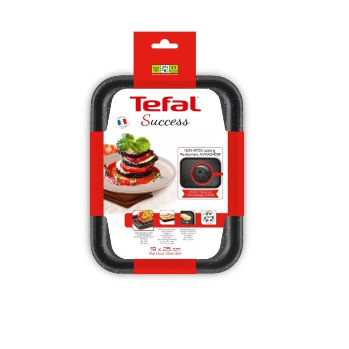 TEFAL Success Mini plat a four 20x26 cm, Revetement antiadhésif, Fabriqué en France, Tabac J1600502