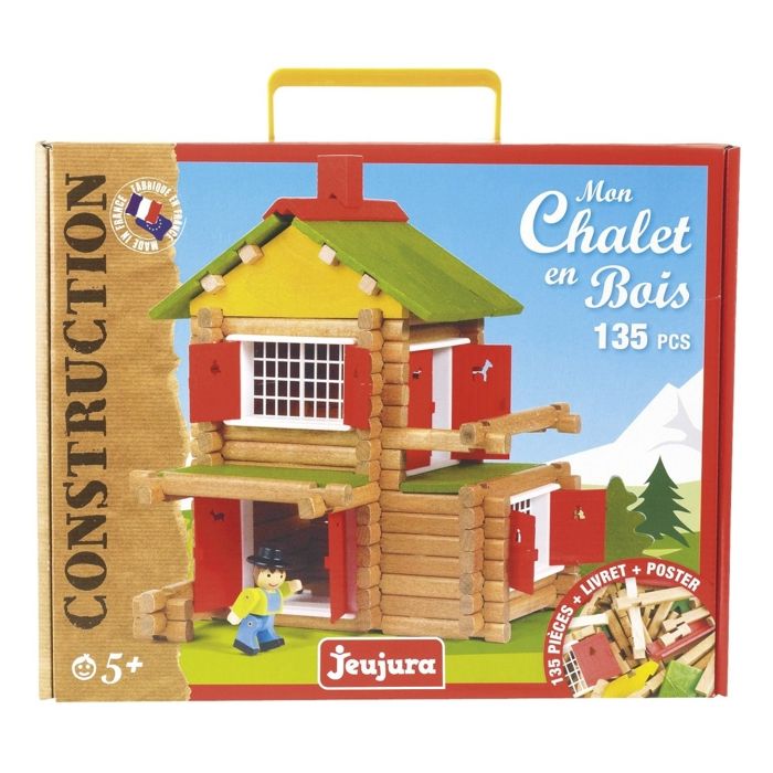 JEUJURA - Mon Chalet en Bois, 135 pieces