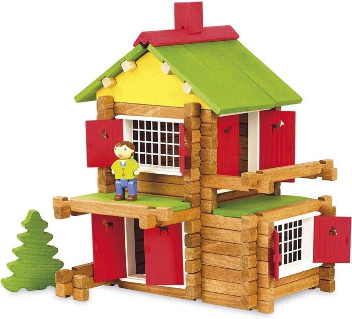 JEUJURA - Mon Chalet en Bois, 135 pieces