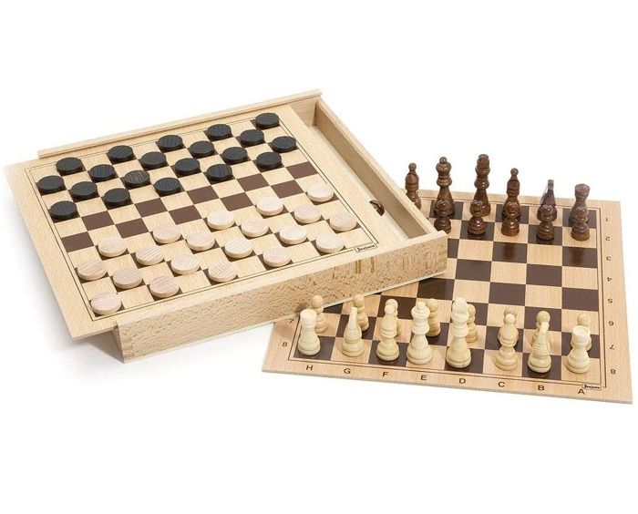 Coffret Jeux de Dames et Echecs