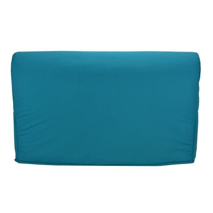 Joe Banquette BZ GEOMETRICO - Tissu turquoise - L 143 x P 101 x H 95 cm