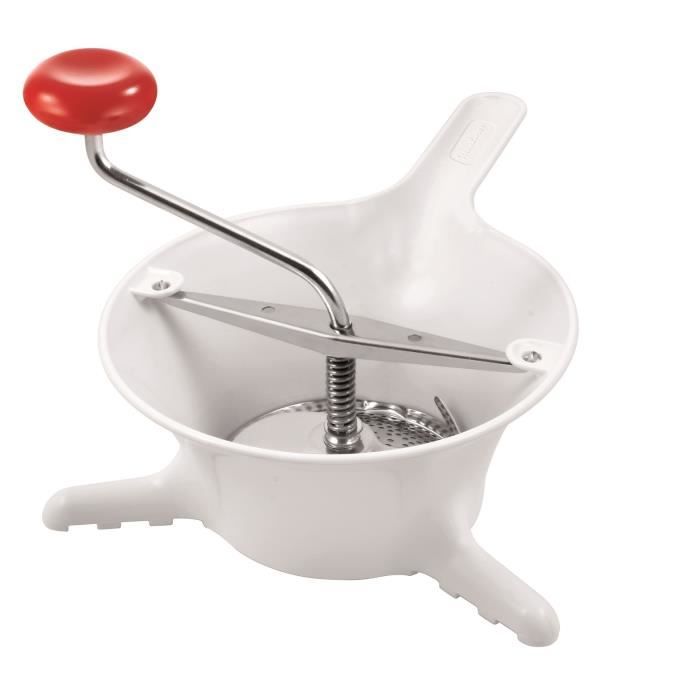 MOULINEX Classic Moulin a légumes petit modele, Compatible lave-vaisselle, Fabriqué en France, Blanc K1012114